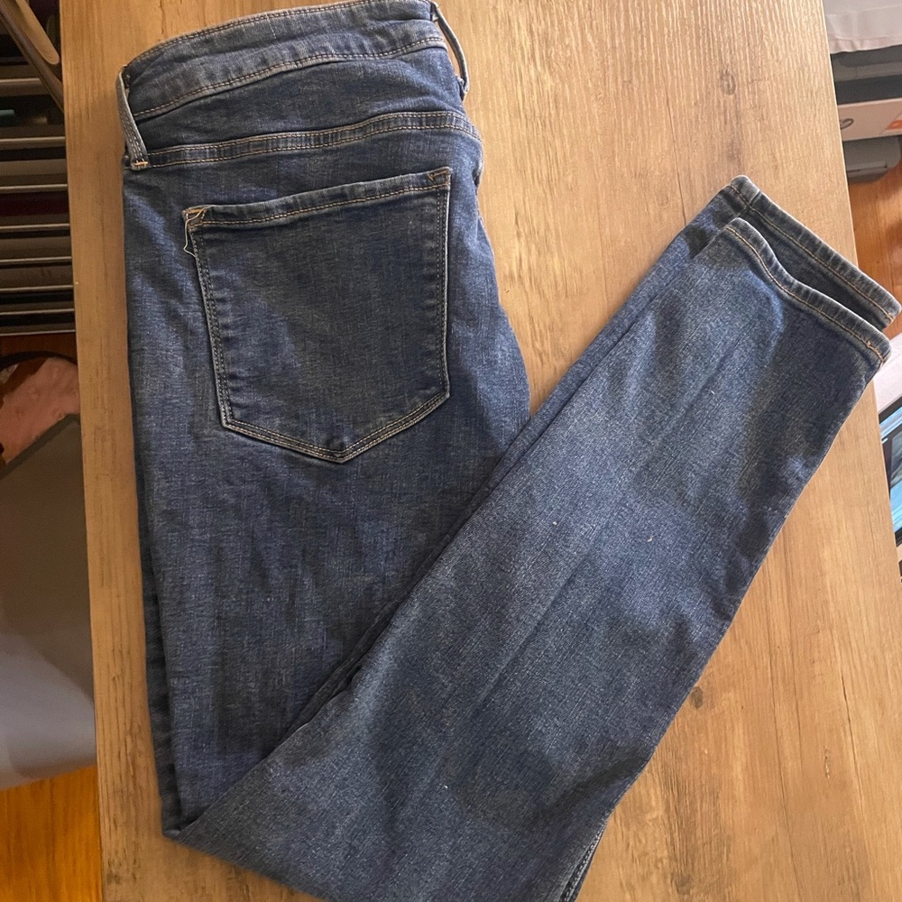 High Waisted Rockstar Super Skinny Jeans